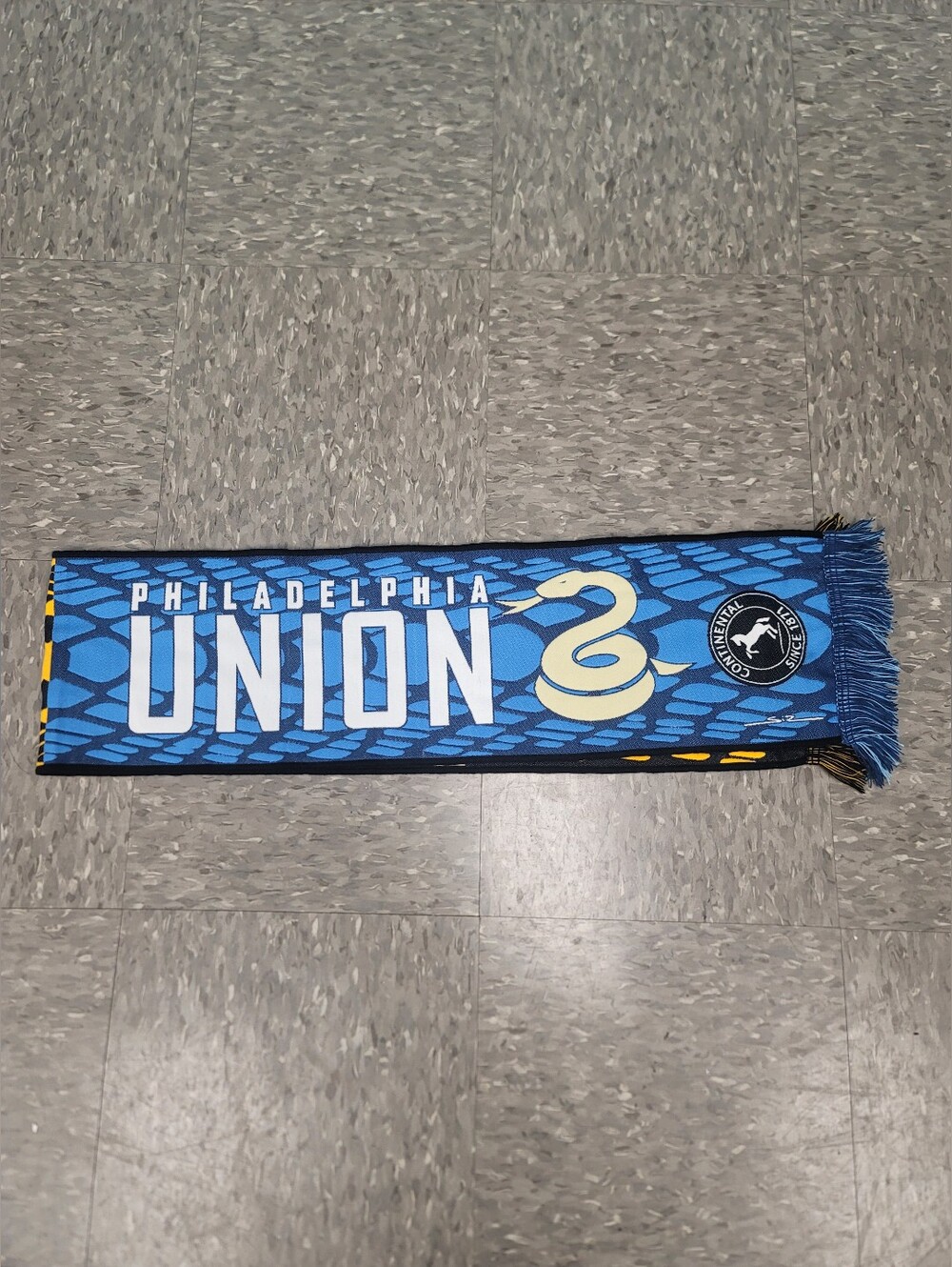 Philadelphia Union Continental Tire Promo Soccer Scarf